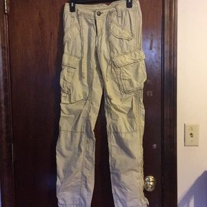 Free People tan Cargo pants